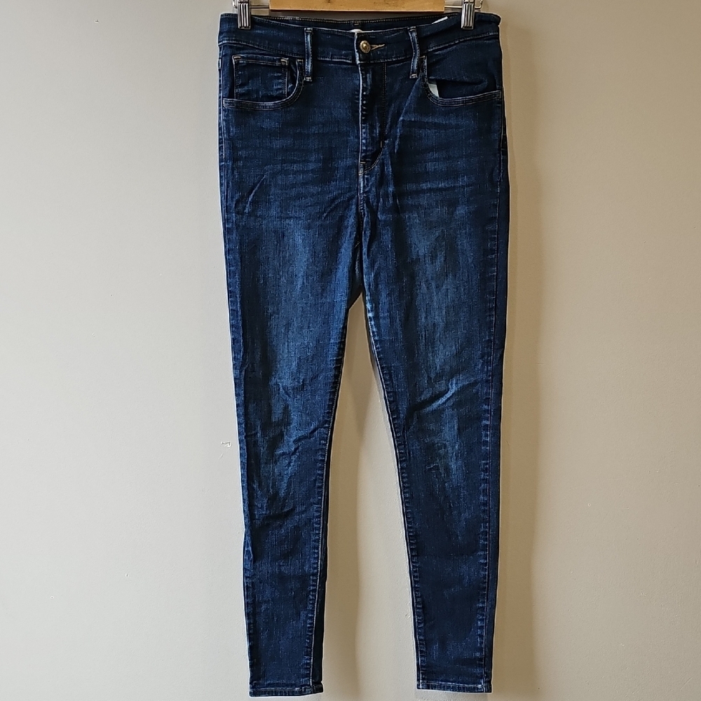 Levi's 720 Dark Wash 30x30 High Rise Super Skinny Jeans